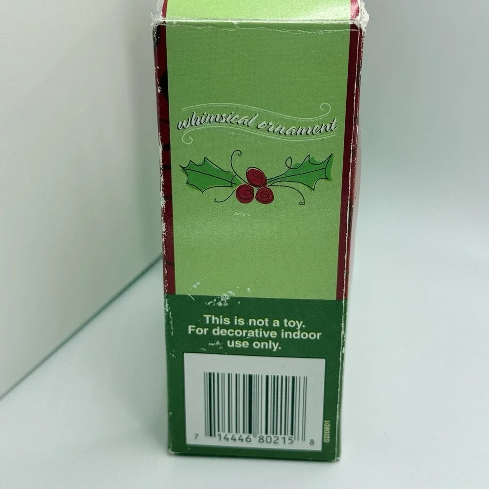 Whimsical Santa‎ Christmas Ornament Glitter Stars With Box Costco